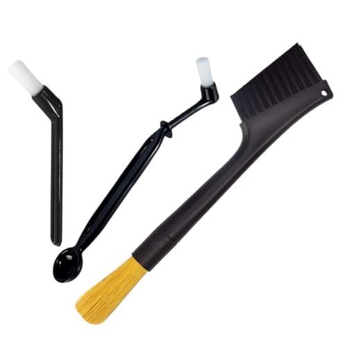 SOLUSTRE 3 Stück Teiliges Set Kaffee Maschinenreinigungsbürsten Praktische Pinsel für Espresso Maschinen Hochtemperaturbeständig und Schonend für Ihre Kaffeemaschine von SOLUSTRE