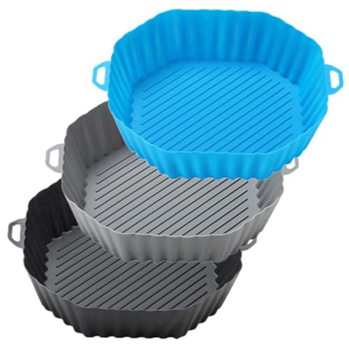 SOLUSTRE 3 Stück Teiliges Silikon Backmatten Hitzebeständige Wiederverwendbare Octagonal Backfolie für Heißluftfritteuse Mikrowelle Ofen Antihaft Flexibel Für Fleisch Gemüse Desserts SOLUSTRE 3 Stück Teiliges Silikon Backmatten Hitzebeständige Wiederverwendbare Octagonal Backfolie für Heißluftfritteuse Mikrowelle Ofen Antihaft Flexibel Für Fleisch Gemüse Desserts von SOLUSTRE
