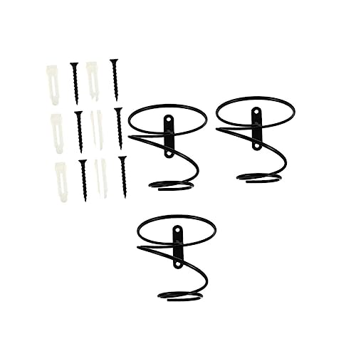 SOLUSTRE 3 Stück Wand Weinregal Aus Schmiedeeisen Weinflaschenhalter Mit Stabilem Design Hängendes Flaschenregal Für Küche Und Bar Robuster Flaschenständer Für Rotwein Und Likör SOLUSTRE 3 Stück Wand Weinregal Aus Schmiedeeisen Weinflaschenhalter Mit Stabilem Design Hängendes Flaschenregal Für Küche Und Bar Robuster Flaschenständer Für Rotwein Und Likör von SOLUSTRE