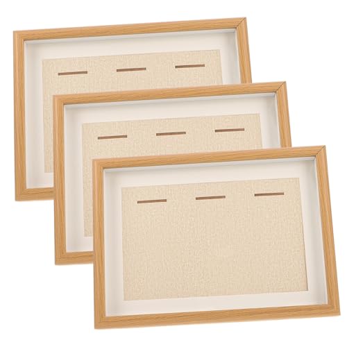 SOLUSTRE 3 Teilige Box Medaillen Fotorahmen Vitrine Marathon Medaillen Display Medaillenrahmen Emaille Pin Display Marathon Rahmen Medaillen Display Medaillen Etui Award Display von SOLUSTRE