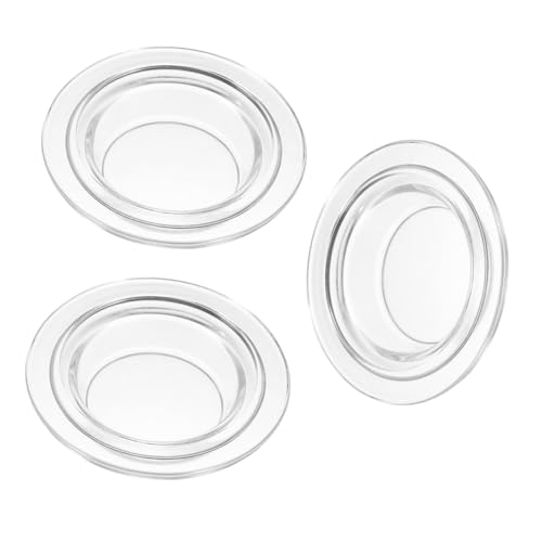 SOLUSTRE 3 Teiliges Kerzenwärmer Tablett Wachsschmelzhalter Tasse Ölwärmer Eisenplatte Wachswärmer Duftlampe Keramik Wachsschmelzwärmer Stecker In Der Wand Aroma Keramikschale von SOLUSTRE
