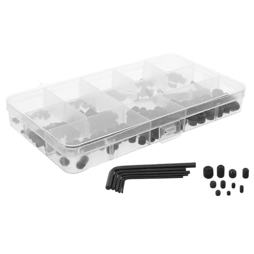 SOLUSTRE 300 Teilige Für Armaturen Sanitärreparaturschrauben Türknauf Reparatursatz Armaturenschraubensatz Sechskant Madenschraubensatz Verschiedene Schrauben Für SOLUSTRE 300 Teilige Für Armaturen Sanitärreparaturschrauben Türknauf Reparatursatz Armaturenschraubensatz Sechskant Madenschraubensatz Verschiedene Schrauben Für von SOLUSTRE