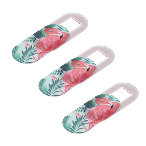 SOLUSTRE 3stücke Webcam-sichtschutz Laptop Kamera Abdeckung Flamingo Muster Webcam Privatsphäre Schutz Sichtschutzabdeckung Aufkleber Ultradünnes Design Passform von SOLUSTRE
