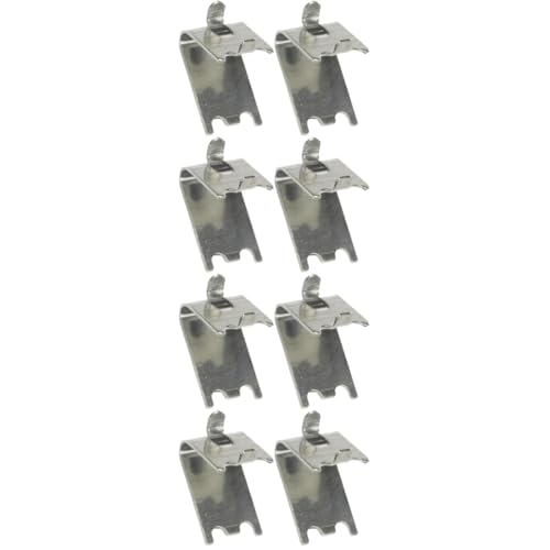 SOLUSTRE 4 Sätze Kühlschrank Regalstützen Aus Stabiler Kühlschrank Clip Mit Erhöhtem Rand Für Einfache Montage Geeignet Für Gefriertruhen Und Vitrinen Langlebig Und Robust 2 Stücke * 4 von SOLUSTRE
