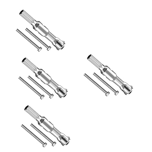 SOLUSTRE 4 Sätze Parallelisierer Abisolierwerkzeug Abisolier- Und Verdrillwerkzeug Abisolierzangen Elektrisch Drahtseil Bohrmaschinentreiber Kabel Stahl Verzinkt Metallische Linie von SOLUSTRE