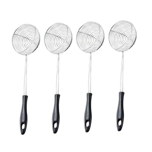SOLUSTRE 4 Stück Drahtablauf Aus Edelstahl Teesieb Thermokocher Küchenwaage Pastasieb Sink Net Bratsieb Sieb Ablassen Hot-pot-siebschaufel Pro Sieb Zum Backen Gestell Rostfreier Stahl Black SOLUSTRE 4 Stück Drahtablauf Aus Edelstahl Teesieb Thermokocher Küchenwaage Pastasieb Sink Net Bratsieb Sieb Ablassen Hot-pot-siebschaufel Pro Sieb Zum Backen Gestell Rostfreier Stahl Black von SOLUSTRE