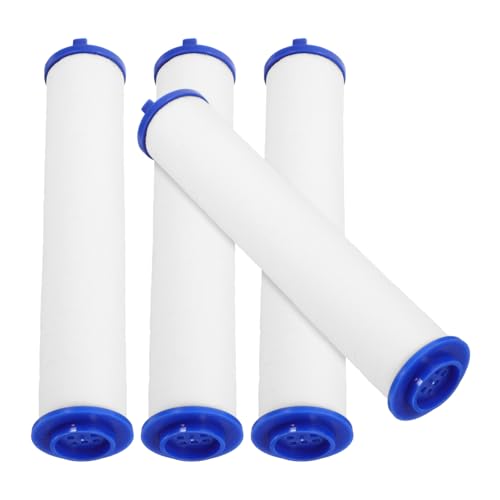 SOLUSTRE 4 Stück Duschkopf Filter mit Calcium Sulfite Kugeln Austauschbare Wasserfilter für Klare und Dusche Einfache Installation und Verwendung Langlebig und von SOLUSTRE