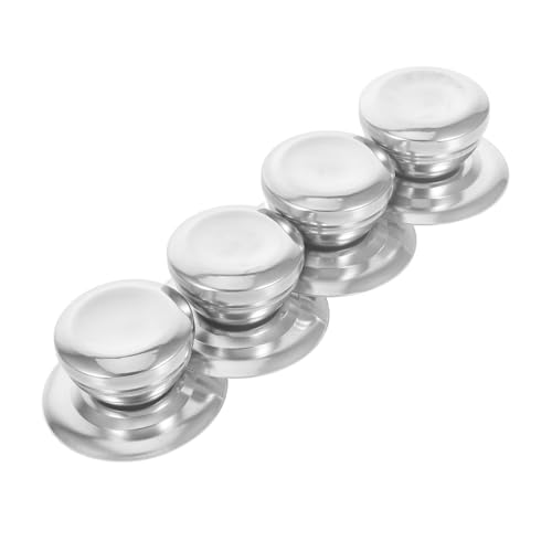 SOLUSTRE 4 Stück Edelstahl Topfdeckelgriff Ersatzknöpfe für Küchenkochgeschirr Modern Minimalistisch Hitzebeständig Passend für Verschiedene Deckelgrößen SOLUSTRE 4 Stück Edelstahl Topfdeckelgriff Ersatzknöpfe für Küchenkochgeschirr Modern Minimalistisch Hitzebeständig Passend für Verschiedene Deckelgrößen von SOLUSTRE