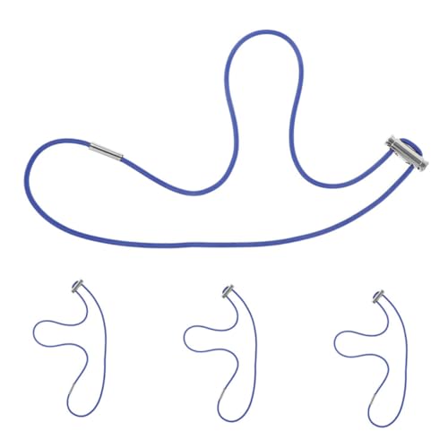 SOLUSTRE 4 Stück Elastische Müllbeutelhalter für Mülleimer Umfang Verstellbare Fixierbänder für Müllsäcke Mülltonnen Zubehör Langlebig und Wiederverwendbar von SOLUSTRE