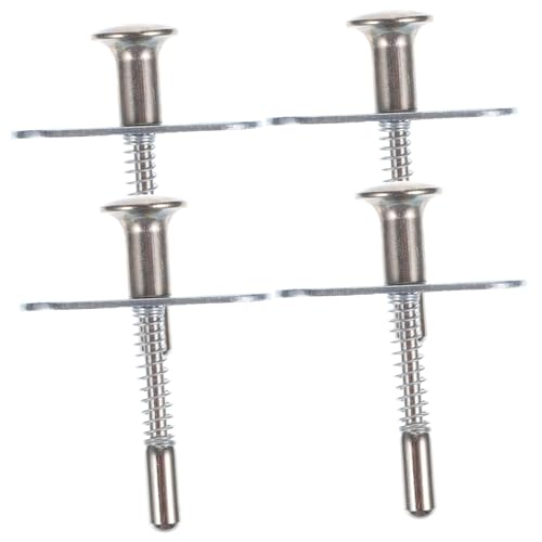 SOLUSTRE Mini-verriegelungsfeder 4er-pack Gefederte Kolbenverschlüsse Für Bett Kinderbett Und Fenstergitter Einfach Zu Verwenden von SOLUSTRE