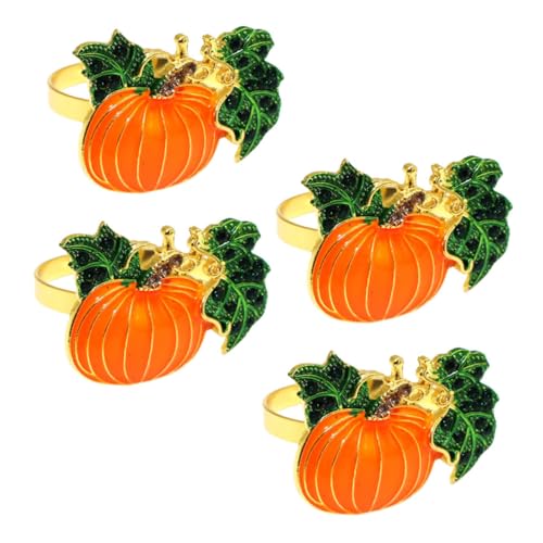 SOLUSTRE 4 Stück Kürbis Serviettenringe Serviettenverschluss Kürbis Serviettenhalter Thanksgiving -Kürbishalter Serviettenverschlüsse Serviettenhalter Katze Kürbisringe Legierung Orange SOLUSTRE 4 Stück Kürbis Serviettenringe Serviettenverschluss Kürbis Serviettenhalter Thanksgiving -Kürbishalter Serviettenverschlüsse Serviettenhalter Katze Kürbisringe Legierung Orange von SOLUSTRE