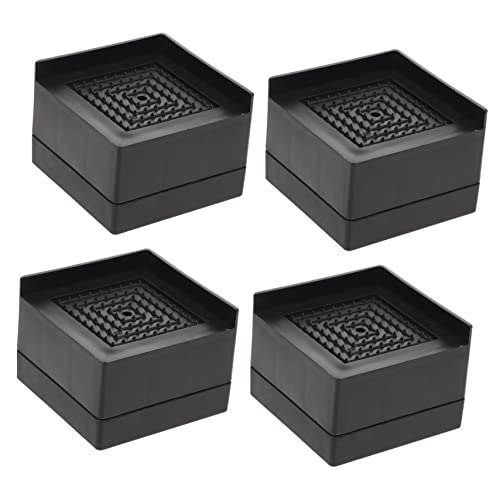 SOLUSTRE 4 Stück Robuste Möbelerhöhung Rutsch Füße für Sofa und Betten Schwarz für Verbesserte Stabilität und Schutz von Möbeln und Böden SOLUSTRE 4 Stück Robuste Möbelerhöhung Rutsch Füße für Sofa und Betten Schwarz für Verbesserte Stabilität und Schutz von Möbeln und Böden von SOLUSTRE