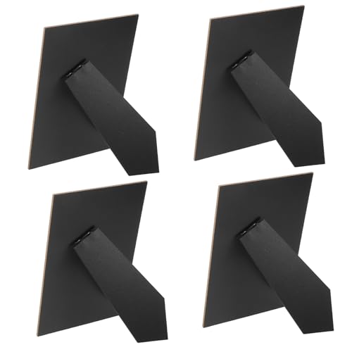 SOLUSTRE 4 Stück Schwarze Easel Rückseite für Bilderrahmen Verstellbare Stütze für Fotos Fliesen und Kunstwerke Tischdisplay für Vertikale und Horizontale Anordnung SOLUSTRE 4 Stück Schwarze Easel Rückseite für Bilderrahmen Verstellbare Stütze für Fotos Fliesen und Kunstwerke Tischdisplay für Vertikale und Horizontale Anordnung von SOLUSTRE