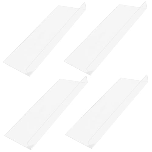SOLUSTRE 4 Stück Teiliges Eck spritzschutz Badewanne Transparenter Duschwasser Schutz Leichter Einfacher Einbau Rutschfester Wasserspritzschutz für Badezimmer Ecken Schützt vor Nässe und von SOLUSTRE