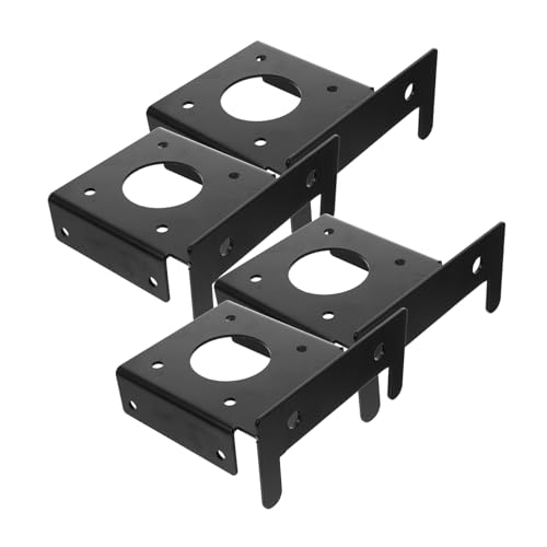 SOLUSTRE 4 Stück Teiliges Edelstahl-pfostenfuß- Wetterfester Robuster Pergola Terrassenpfostenhalter Dekorative Basis für Holzpfosten Stabile Befestigung für Geländer und Pavillons in von SOLUSTRE
