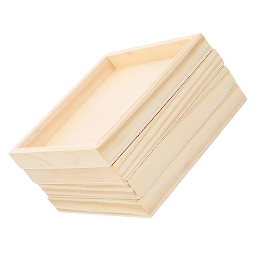 SOLUSTRE 4 Stück Teiliges Holztablett Unbehandelt Puzzleteile Organizer Spielzeughalter Robust Umweltfreundlich Für Zuhause SOLUSTRE 4 Stück Teiliges Holztablett Unbehandelt Puzzleteile Organizer Spielzeughalter Robust Umweltfreundlich Für Zuhause von SOLUSTRE