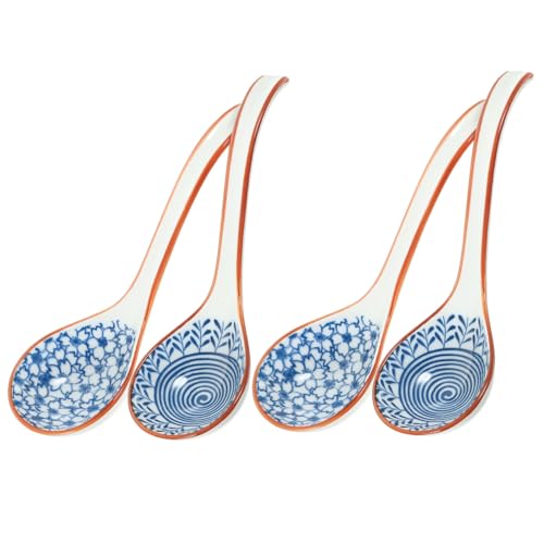 SOLUSTRE 4 Stück Teiliges Keramik Japanischer Stil Stabiles Leichtes Design Vielseitig für Suppe Porridge Dessert für Alltag Party Picknick Retrofarbenes Geschirr SOLUSTRE 4 Stück Teiliges Keramik Japanischer Stil Stabiles Leichtes Design Vielseitig für Suppe Porridge Dessert für Alltag Party Picknick Retrofarbenes Geschirr von SOLUSTRE