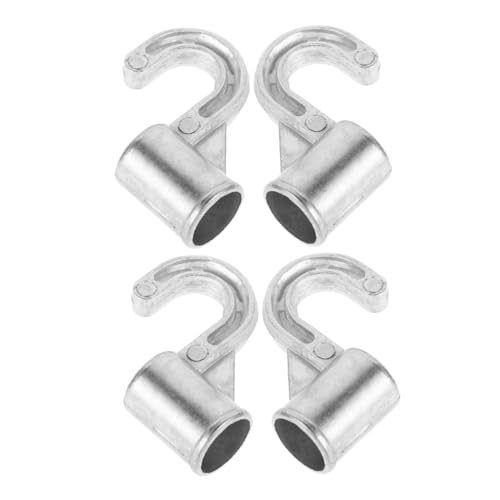 SOLUSTRE 4 Stück Teiliges Metall Haken aus Dickem Aluminiumlegierung Robuste Kleiderstangenhaken zur Schnellen Montage Vielseitig für Garderobe Taschen Hüte Kratzfrei und Langlebig SOLUSTRE 4 Stück Teiliges Metall Haken aus Dickem Aluminiumlegierung Robuste Kleiderstangenhaken zur Schnellen Montage Vielseitig für Garderobe Taschen Hüte Kratzfrei und Langlebig von SOLUSTRE