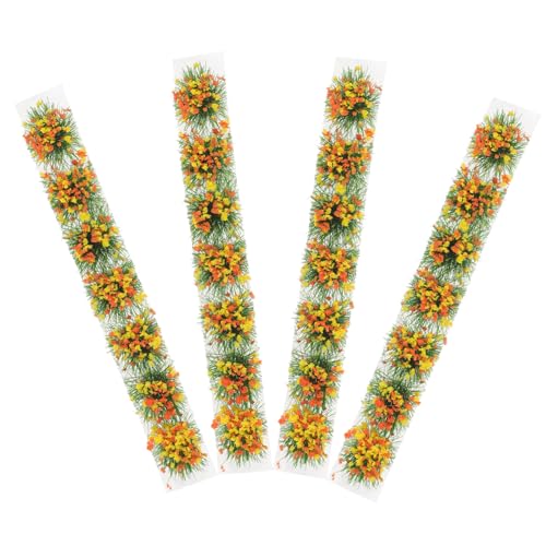 SOLUSTRE 4 Stück Teiliges Miniatur Blumen Cluster Statische Grasbüschel Simulation Pflanzen für DIY Landschaft Modell Zuglandschaft Puppenhaus Gartendekoration SOLUSTRE 4 Stück Teiliges Miniatur Blumen Cluster Statische Grasbüschel Simulation Pflanzen für DIY Landschaft Modell Zuglandschaft Puppenhaus Gartendekoration von SOLUSTRE