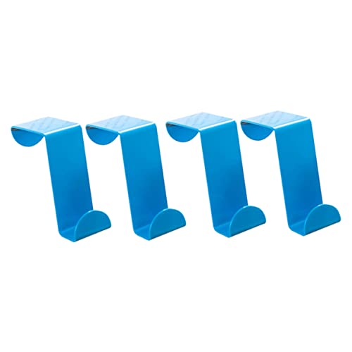 SOLUSTRE 4 Stück Türhaken Multifunktionale Türgarderobe zum Einhängen Rostfrei Blau für Kleidung Schlüssel Handtücher Platzsparend für Bad Küche Büro und SOLUSTRE 4 Stück Türhaken Multifunktionale Türgarderobe zum Einhängen Rostfrei Blau für Kleidung Schlüssel Handtücher Platzsparend für Bad Küche Büro und von SOLUSTRE