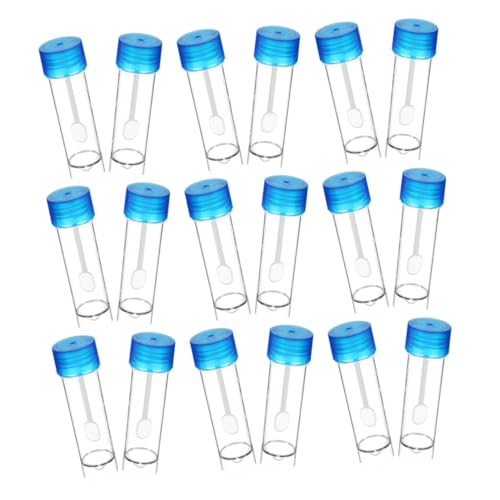 SOLUSTRE 40 Stück Bequemer Probensammler Probenbecher Sammelbehälter Behälter Für Stuhlproben Becher Für Kotproben Kotprobensammler Stuhlprobe Topf Stuhlbecher Transparent von SOLUSTRE