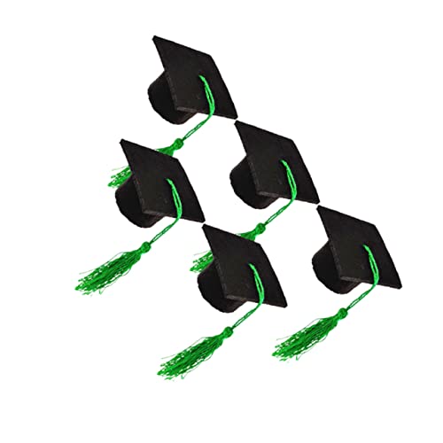 SOLUSTRE 5 Stück Doktorhutdekoration Abdeckung Sicherlich Wählt Topper Benommen Flaschendeckel Mit Mini-abschlusskappe Zubehör Abschluss Flaschenverschluss Schleife Green SOLUSTRE 5 Stück Doktorhutdekoration Abdeckung Sicherlich Wählt Topper Benommen Flaschendeckel Mit Mini-abschlusskappe Zubehör Abschluss Flaschenverschluss Schleife Green von SOLUSTRE