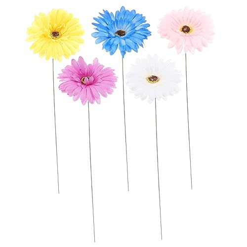 SOLUSTRE 5 Stück Teiliges Dekorativer Gartenstecker aus Metall Blumen Pot Stecker für Rasen Patio und Blumenbeete Garten Deko für und Außen SOLUSTRE 5 Stück Teiliges Dekorativer Gartenstecker aus Metall Blumen Pot Stecker für Rasen Patio und Blumenbeete Garten Deko für und Außen von SOLUSTRE