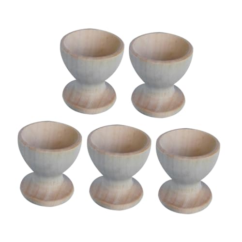 SOLUSTRE 5 Stück Teiliges Holz Eierhalter Pädagogisch Mini Eierbecher Tablett Glatt Sicher Umweltfreundlich Geeignet als Ostern für Mädchen Jungen SOLUSTRE 5 Stück Teiliges Holz Eierhalter Pädagogisch Mini Eierbecher Tablett Glatt Sicher Umweltfreundlich Geeignet als Ostern für Mädchen Jungen von SOLUSTRE