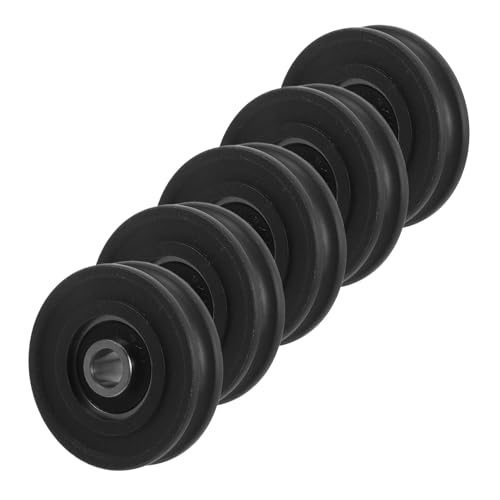 SOLUSTRE 5 Stück Teiliges U förmige Nylon Beschichtete Lagerrollen für Schiebetüren Fenster Führungsschiene Langlebig Leicht zu Montieren für Möbel Schrank SOLUSTRE 5 Stück Teiliges U förmige Nylon Beschichtete Lagerrollen für Schiebetüren Fenster Führungsschiene Langlebig Leicht zu Montieren für Möbel Schrank von SOLUSTRE