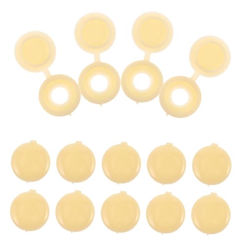 SOLUSTRE 500 Stück Kunststoff Schraubenkappen mit Scharnier Staubdichte Dekorative Schraubenabdeckungen für Selbstschneidende Schrauben Langlebige Schützende Abdeckkappen für Industrie und SOLUSTRE 500 Stück Kunststoff Schraubenkappen mit Scharnier Staubdichte Dekorative Schraubenabdeckungen für Selbstschneidende Schrauben Langlebige Schützende Abdeckkappen für Industrie und von SOLUSTRE