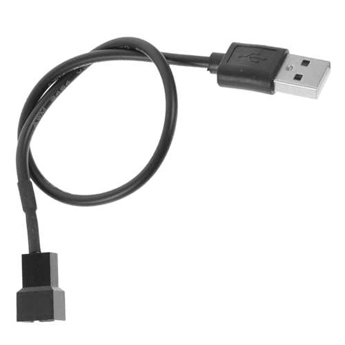 SOLUSTRE Usb-auf-3-pin-lüfterkabelsatz 5-v-pc-lüfteradapter 3-pin-Kabel für Computergehäuse und Tischlüfter von SOLUSTRE