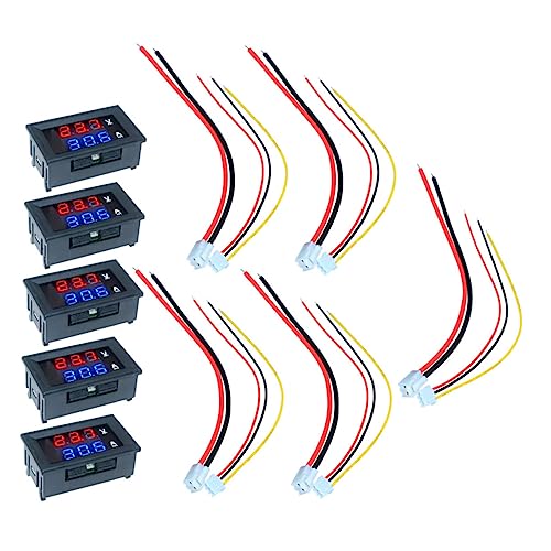 SOLUSTRE 5St Spannung und Strom Bodentester Leistungsmesser Batterietester Automobil Facecam Auto digitales Amperemeter Auto digitales Voltmeter Wagen Stromzähler Tafel Prüfer Kind Plastik SOLUSTRE 5St Spannung und Strom Bodentester Leistungsmesser Batterietester Automobil Facecam Auto digitales Amperemeter Auto digitales Voltmeter Wagen Stromzähler Tafel Prüfer Kind Plastik von SOLUSTRE