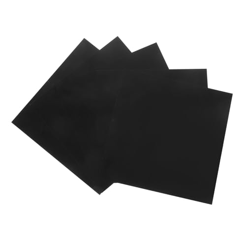 SOLUSTRE 5Stücke Schwarz Anodisiertes Aluminiumblech Metallplatte für DIY Bastelprojekte Industrieanwendungen und Modellbau SOLUSTRE 5Stücke Schwarz Anodisiertes Aluminiumblech Metallplatte für DIY Bastelprojekte Industrieanwendungen und Modellbau von SOLUSTRE