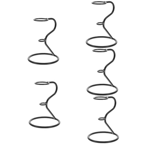 SOLUSTRE 5st Eisständer Aus Eisen Eistütenhalter Aus Metall Cupcakes Stehen Eiscreme-präsentationsständer Sahne Steht Eisstand Eistüte Steht Eishalter Aus Eisen Waffelständer Kegel Spender von SOLUSTRE