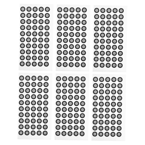 SOLUSTRE 6 Blätter Hochreflektierende Runde Markierungspunkte Reißfest für Scanner Präzise Referenzpunkte Innen Außen pro für Exakte Bewegungserfassung von SOLUSTRE