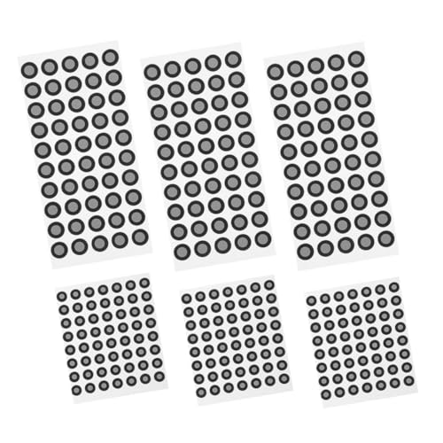 SOLUSTRE 6 Blätter Reflektierende Scanning Marker Punkte Selbstklebende Referenzmarkierungen für Handheld Hohe Genauigkeit Reißfest Geeignet für Architektur und Ingenieurwesen von SOLUSTRE