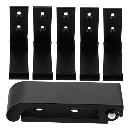 SOLUSTRE 6 Sätze Teiliges Faltbare Aluminiumlegierung Wandhaken Unsichtbare Platzsparende Garderoben Handtuchhaken Robust mit Schrauben Geeignet für Taschen Mäntel Bad und Flur von SOLUSTRE
