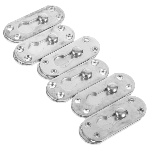 SOLUSTRE 6 Sätze Teiliges Runde Bettrahmenhalterungen aus Eisen Robuste Bettbeschläge mit Verdeckter Montage Einfache Installation Vielseitig Einsetzbar für Bettgestelle und SOLUSTRE 6 Sätze Teiliges Runde Bettrahmenhalterungen aus Eisen Robuste Bettbeschläge mit Verdeckter Montage Einfache Installation Vielseitig Einsetzbar für Bettgestelle und von SOLUSTRE