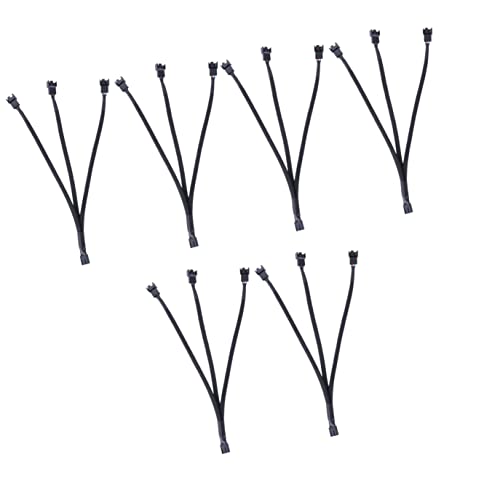 SOLUSTRE Verlängerungskabel 6 Stück 1 Splitter Computer Kühlkabel Power DIY Schwarz Adapter Verlängerung P Pwm Pin Stecker Kabel Zum Gehäuse Für Mainboard Kunststoff Utility SOLUSTRE Verlängerungskabel 6 Stück 1 Splitter Computer Kühlkabel Power DIY Schwarz Adapter Verlängerung P Pwm Pin Stecker Kabel Zum Gehäuse Für Mainboard Kunststoff Utility von SOLUSTRE