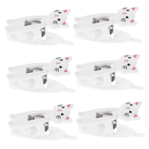 SOLUSTRE 6 Stück Niedliche Katzenklammern Vielseitig Einsetzbar als Snackverschluss Fotoklammer und Nachrichtensicherung Kompakt und Platzsparend für Haushalt und Büro SOLUSTRE 6 Stück Niedliche Katzenklammern Vielseitig Einsetzbar als Snackverschluss Fotoklammer und Nachrichtensicherung Kompakt und Platzsparend für Haushalt und Büro von SOLUSTRE