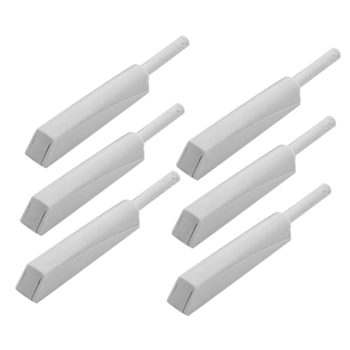 SOLUSTRE 6 Stück Push to Open Schrankschnäpper Teiliges Magnetischer Türriegel mit Robustem Rebounder Druckempfindlich für Schranktüren Griffmontage Nachrüstbar von SOLUSTRE