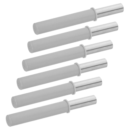 SOLUSTRE 6 Stück Soft Close Dämpfer für Küchenschränke und Mülltonnen Geräuschloser Hydraulischer Schranktürdämpfer Stoßabsorbierender Möbel-soft-close-dämpfer für sanftes Schließen von SOLUSTRE