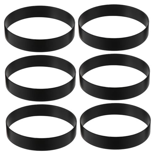 SOLUSTRE 6 Stück Teiliges Antihaft Eierringe aus Praktische Formen für Spiegeleier und Kekse Einfach zu Reinigen und Vielseitig Einsetzbar für Frühstück und DIY Bäckerei von SOLUSTRE