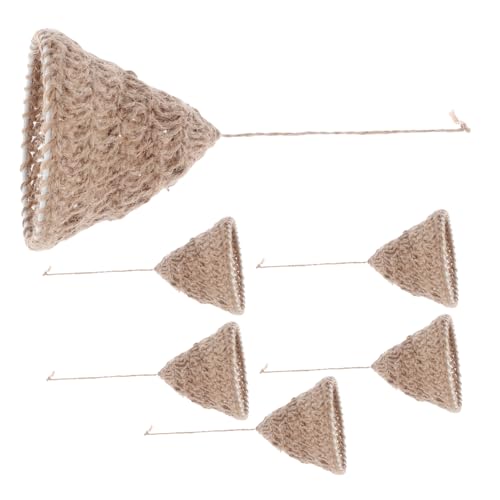 SOLUSTRE 6 Stück Teiliges Boho Lampenschirm Handgeflochtenem Juteseil Rustikale Pendelleuchten-abdeckung für Wohnzimmer Schlafzimmer Esszimmer Nachhaltiges Einzigartiges Design SOLUSTRE 6 Stück Teiliges Boho Lampenschirm Handgeflochtenem Juteseil Rustikale Pendelleuchten-abdeckung für Wohnzimmer Schlafzimmer Esszimmer Nachhaltiges Einzigartiges Design von SOLUSTRE