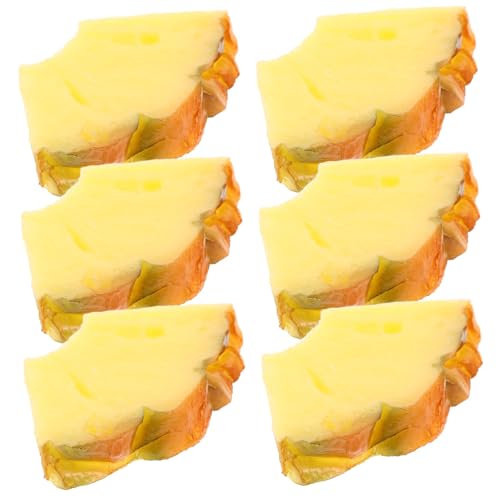 SOLUSTRE 6 Stück Teiliges Künstliche Ananas Scheiben aus Kunststoff Realistische Künstliche Fruchtdeko Vielseitige Fotorequisiten für Dekoration DIY Bastelprojekte Hochzeit Tischdekoration SOLUSTRE 6 Stück Teiliges Künstliche Ananas Scheiben aus Kunststoff Realistische Künstliche Fruchtdeko Vielseitige Fotorequisiten für Dekoration DIY Bastelprojekte Hochzeit Tischdekoration von SOLUSTRE