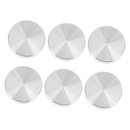 SOLUSTRE 6 Stück Teiliges Rundscheiben Glasplatten Adapter für Teetisch Kleine Metallkreisadapter Tragbar und Installieren Zubehör für Glas Tischplatten von SOLUSTRE
