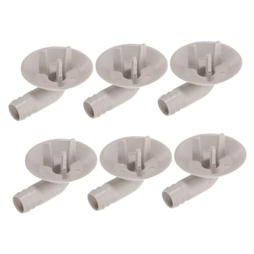 SOLUSTRE 6 Stück Teiliges Set für Klimaanlage Leckfreier Ablaufschlauch Adapter mit Passend für Fensterklimaanlagen Installieren Langlebiges Material Effiziente Wasserableitung von SOLUSTRE