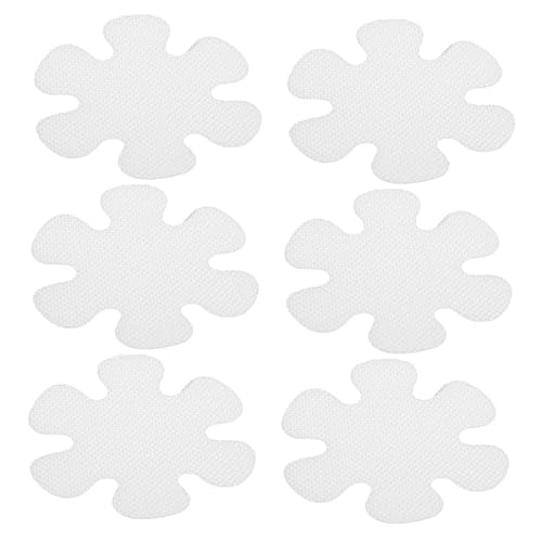 SOLUSTRE 6 Stück Teiliges rutschfeste Badewannen Aufkleber Blumenform Selbstklebend für Badezimmer Dusche Treppen Sichere Haftung Glatten Oberflächen von SOLUSTRE