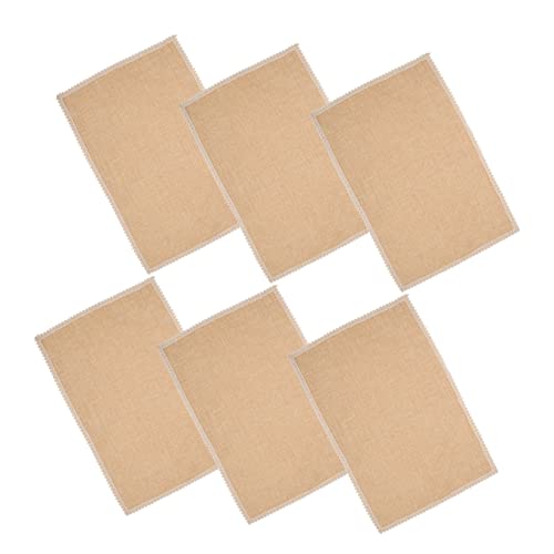 SOLUSTRE 6 Stück Tischsets Maschinenwaschbar Hitzebeständig Für Esszimmertische Als Isolierunterlage Und Dekoration Esszimmertischdekor Schutzmatte Mit Herzmuster SOLUSTRE 6 Stück Tischsets Maschinenwaschbar Hitzebeständig Für Esszimmertische Als Isolierunterlage Und Dekoration Esszimmertischdekor Schutzmatte Mit Herzmuster von SOLUSTRE