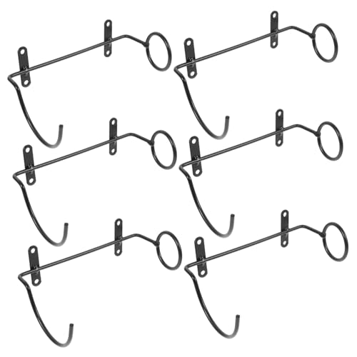 SOLUSTRE 6 Stück Wand Weinhalter aus Metall Eleganter Flaschenständer für Rotwein Praktische Wandmontage zur Stilvollen Präsentation Ihrer Weinsammlung SOLUSTRE 6 Stück Wand Weinhalter aus Metall Eleganter Flaschenständer für Rotwein Praktische Wandmontage zur Stilvollen Präsentation Ihrer Weinsammlung von SOLUSTRE